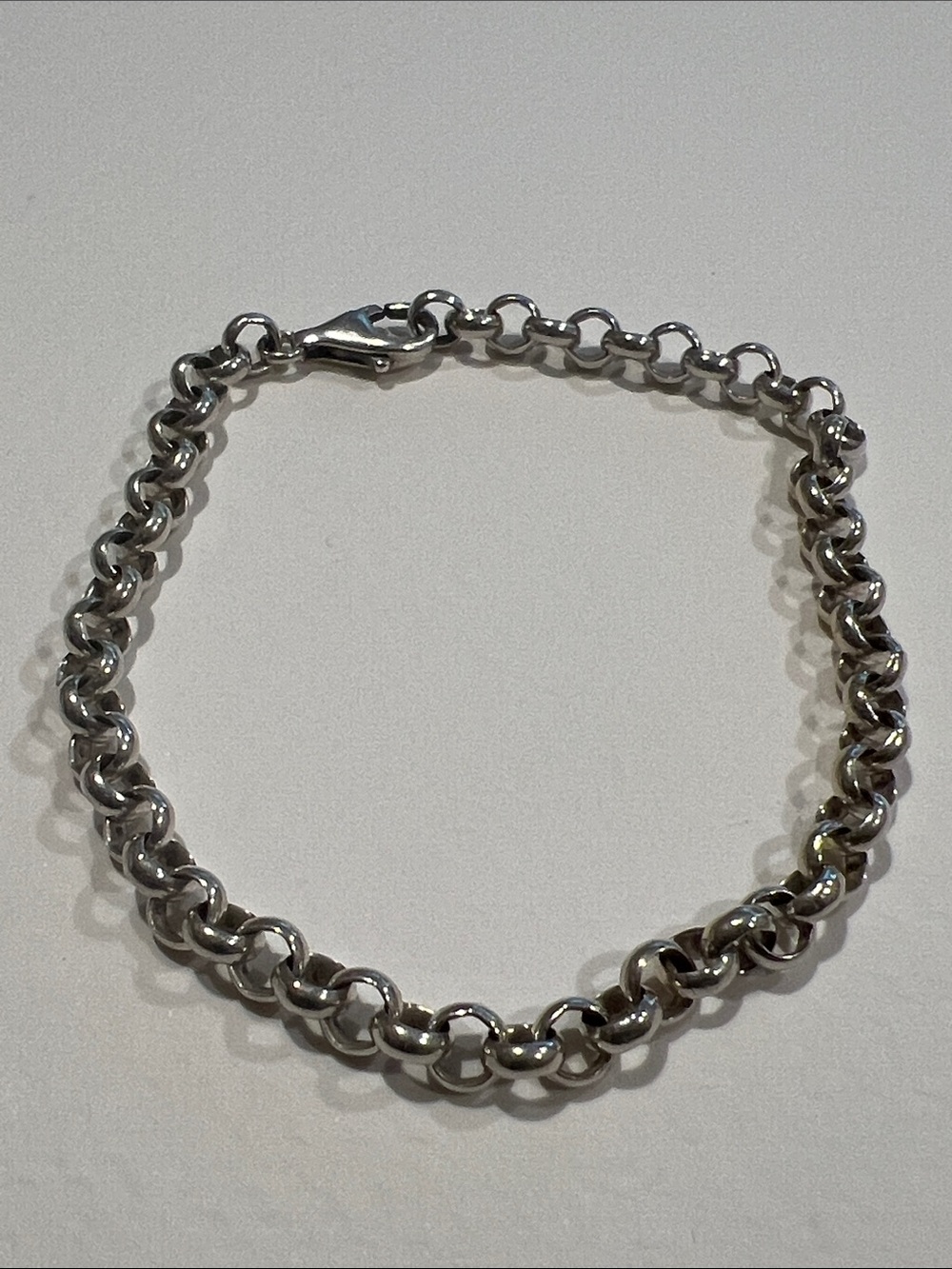 Sterling Silver Rolo Chain Bracelet